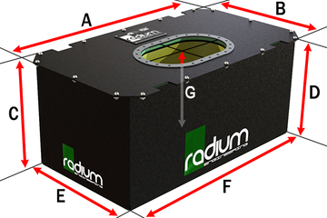 Radium Engineering R22A Radium Fuel Cell - 22 Gallon Vehicles & Parts Radium engineering
